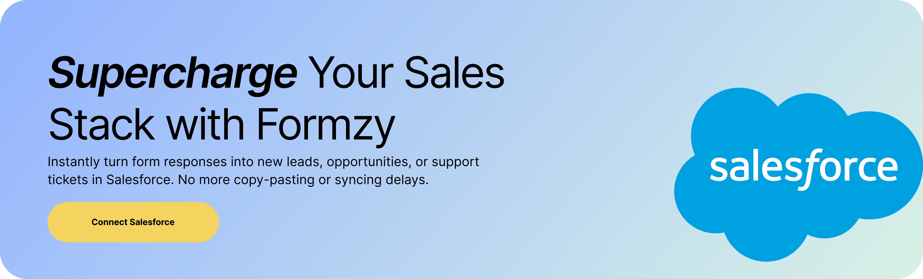 Connect Formzy with Salesforce